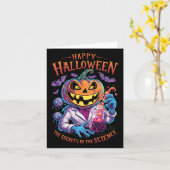 Halloween Het geheim in de wetenschap leraar weten Kaart (Gele Bloem)