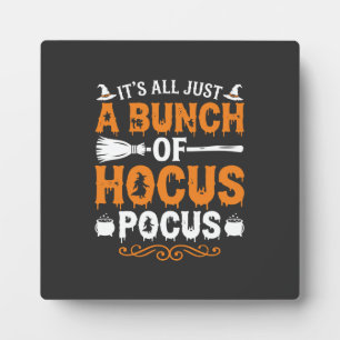 Halloween Het Is Allemaal Maar Hocus Pocus Heks Fotoplaat