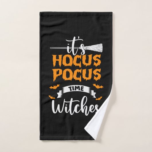 Halloween Het is Hocus Pocus Tijdendag Handdoek (Handdoek)