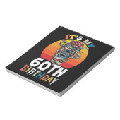 Halloween Het Is Mijn 60ste Verjaardag Zombie Notitieblok (Linkerzijde)