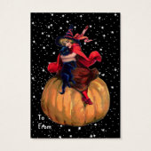 Halloween: Het laatste Frontier Gift Label Visitekaartje (Achterkant)