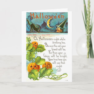  Halloween - Het lezen van de theebladeren, Kaart