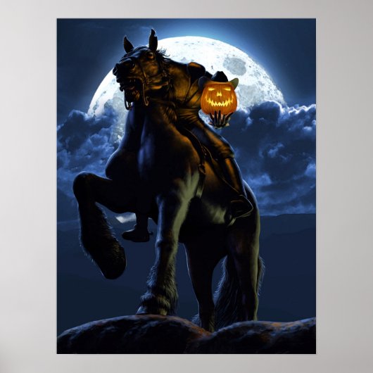Halloween - Het Poster van de Zwaarloze Horseman (Voorkant)