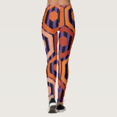 Halloween Hexagons Leggings (Achterkant)