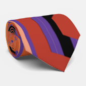 Halloween Hexagons Stropdas (Opgerold)