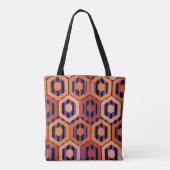 Halloween Hexagons Tote Bag (Achterkant)