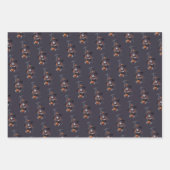 Halloween-Hexe mit Kürbis -  Inpakpapier Vel (Voorkant 2)