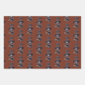 Halloween-Hexe mit Kürbis -  Inpakpapier Vel (Voorkant)