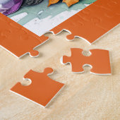 Halloween Highland Cow Jigsaw Puzzle Legpuzzel (Zijkant)