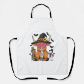 Halloween Highland Koe (2) Schort (Voorkant)