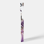 Halloween Highland Koe Heks Paarse Pompoenen iPhone Hoesje (Linkerkant)