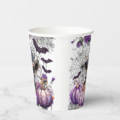 Halloween Highland Koe papieren bekers (Rechts)