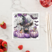 Halloween Highland Koe Papieren servetten (Insitu)