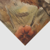 Halloween Highland Koe Portrait Ephemera Tissuepapier (Detail)