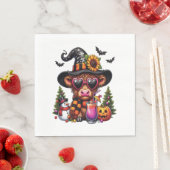 Halloween Highland Koe Servet (Insitu)