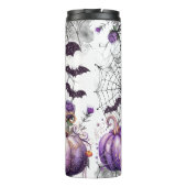 Halloween Highland Koe Thermal Tumbler Thermosbeker (Achterkant)
