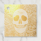 Halloween Hippie Schedel Thunder_Cove Bedankjes Labels (Voorkant)