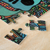 Halloween Hippie Schedel Thunder_Cove Legpuzzel (Zijkant)