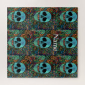 Halloween Hippie Schedel Thunder_Cove Legpuzzel (Horizontaal)