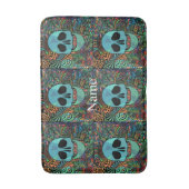 Halloween Hippie Skull Thunder_Cove Badmat (Voorkant Verticaal)
