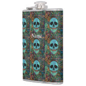 Halloween Hippie Skull Thunder_Cove Heupfles (Links)