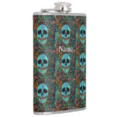 Halloween Hippie Skull Thunder_Cove Heupfles (Rechts)