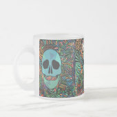 Halloween Hippie Skull Thunder_Cove Matglas Koffiemok (Links)