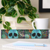 Halloween Hippie Skull Thunder_Cove Naambordje