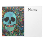 Halloween Hippie Skull Thunder_Cove Notitieblok (Voorkant)