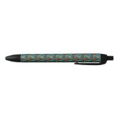 Halloween Hippie Skull Thunder_Cove Zwarte Inkt Pen (Bodem)