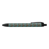 Halloween Hippie Skull Thunder_Cove Zwarte Inkt Pen (Bovenkant)