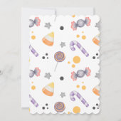 Halloween Hippopotamus Little Boo Baby shower Kaart (Achterkant)