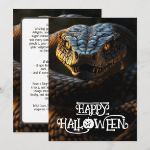 Halloween 🐍"Hiss-terical Haunt kaart