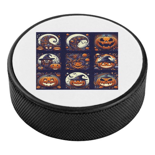 Halloween Hockey Puck (3/4)