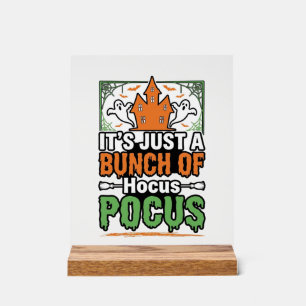 Halloween Hocus Pocus Citaat Vector Ontwerp_1 Acryl Bord