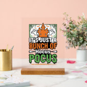 Halloween Hocus Pocus Citaat Vector Ontwerp_1 Acryl Bord (Huwelijk)
