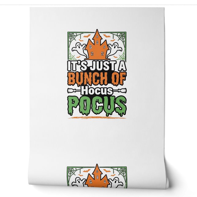 Halloween Hocus Pocus Citaat Vector Ontwerp_1 Behang (Afrollen)