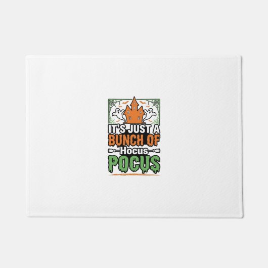 Halloween Hocus Pocus Citaat Vector Ontwerp_1 Deurmat (Voorkant)