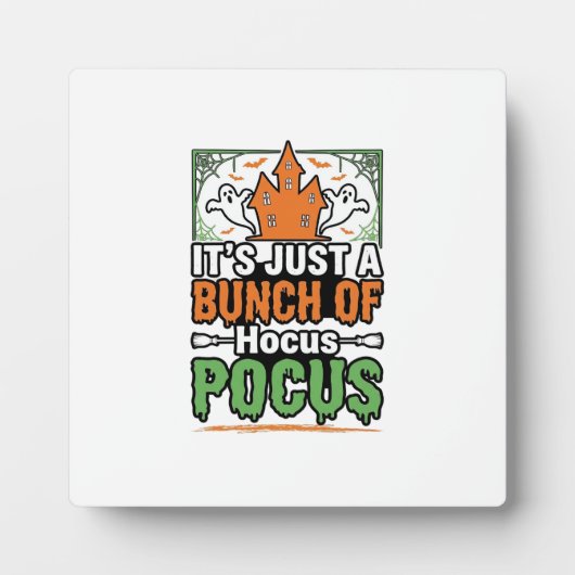 Halloween Hocus Pocus Citaat Vector Ontwerp_1 Fotoplaat (Voorkant)