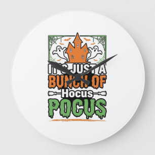 Halloween Hocus Pocus Citaat Vector Ontwerp_1 Grote Klok