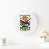 Halloween Hocus Pocus Citaat Vector Ontwerp_1 Grote Klok (Huis)