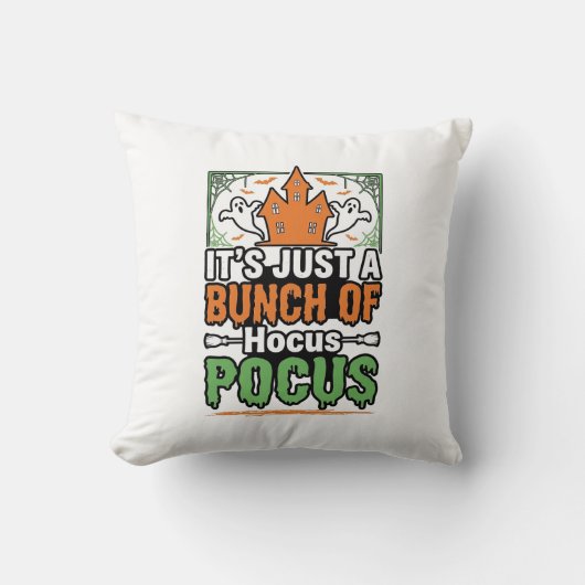 Halloween Hocus Pocus Citaat Vector Ontwerp_1 Kussen (Voorkant)