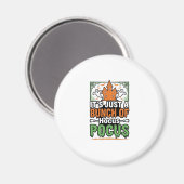 Halloween Hocus Pocus Citaat Vector Ontwerp_1 Magneet (Voorkant / Achterkant)