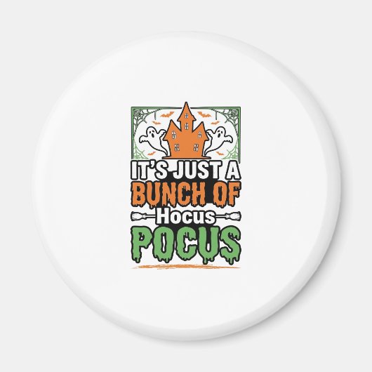 Halloween Hocus Pocus Citaat Vector Ontwerp_1 Magneet (Voorkant)