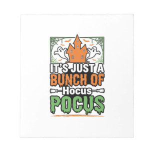 Halloween Hocus Pocus Citaat Vector Ontwerp_1 Notitieblok