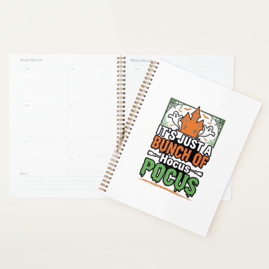 Halloween Hocus Pocus Citaat Vector Ontwerp_1 Planner (Display)