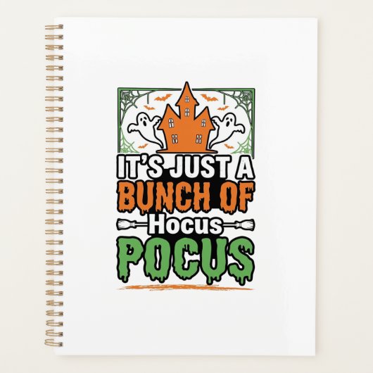Halloween Hocus Pocus Citaat Vector Ontwerp_1 Planner (Voorkant)