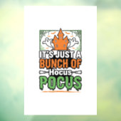 Halloween Hocus Pocus Citaat Vector Ontwerp_1 Raamsticker (Vel 3)