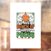 Halloween Hocus Pocus Citaat Vector Ontwerp_1 Raamsticker (Vel 2)