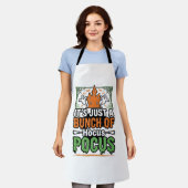 Halloween Hocus Pocus Citaat Vector Ontwerp_1 Schort (Gedragen)